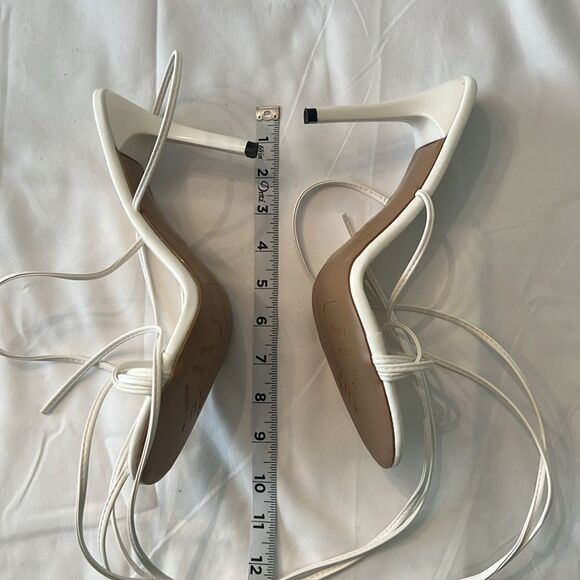 NWT White Strappy Sandals no size on sandals see size chart and measurements - Picture 7 of 10